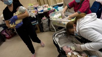 Minst 20 spädbarn som fötts av surrogatmödrar väntar på att deras tilltänkta föräldrar ska kunna hämta hem dem. Foto: 	AP/Rodrigo Abd