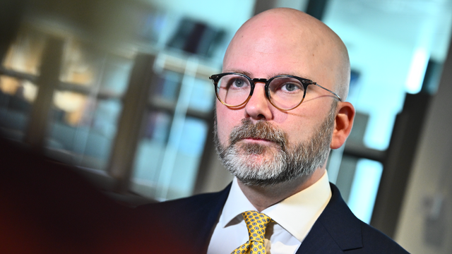 EU-parlamentartikern Charlie Weimers. Foto: Claudio Bresciani/TT