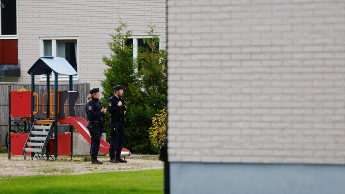 En ambulansanställd har avlidit efter ett överfall i Harmånger i Nordanstig kommun under lördagen. Foto: Mats Andersson/TT