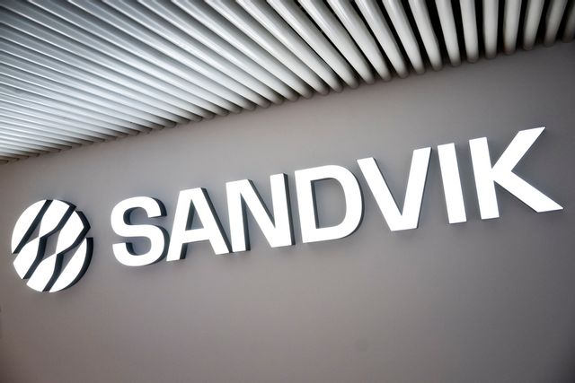 Sandvik genomför nedskärningar och varnar för negativ resultateffekt i andra kvartalet. Arkivbild. Foto: Henrik Montgomery/TT