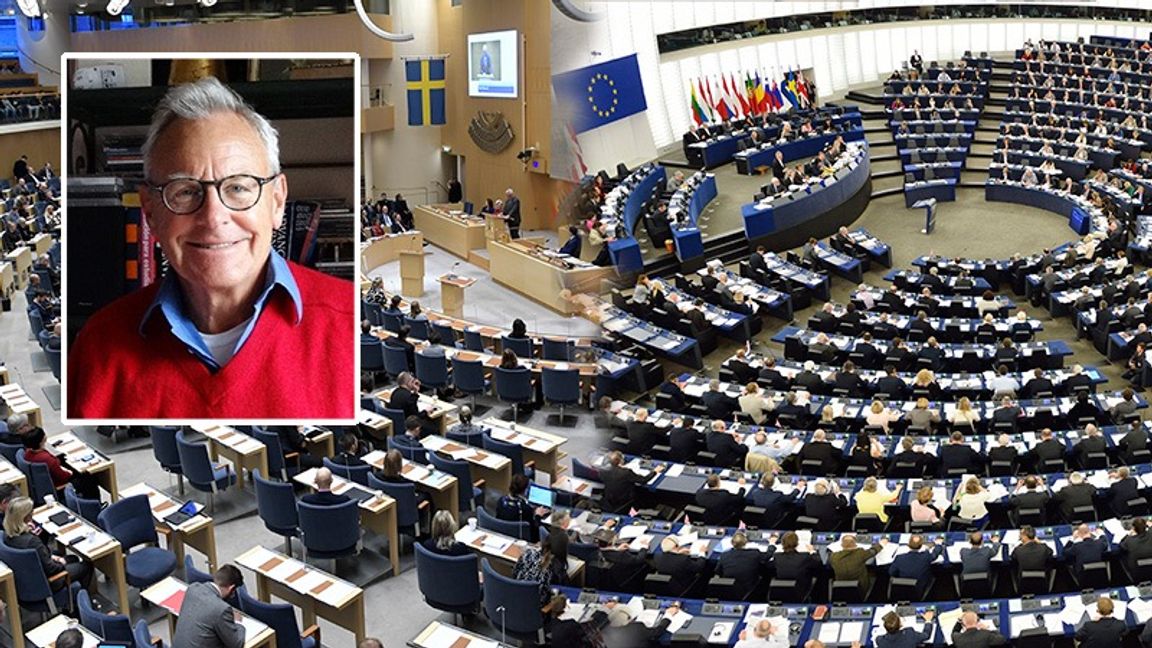 Stig Fölhammar noterar att alltmer makt flyttats från riksdagen till EU-parlamentet. Foto: Janerik Henriksson/TT / Henrik Montgomery / TT