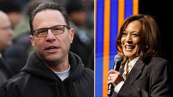 Josh Shapiro och Kamala Harris. Bild: AP Photo/Matt Rourke/Tyler Kaufman/AP Content Services for Inauguration Fund of Mayor-Elect Helena Moreno