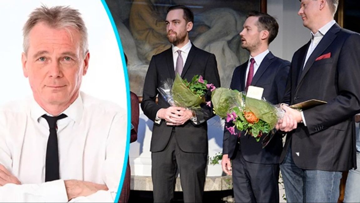 Hjältens rättmätiga lön – den misshandelsdömde Martin Fredriksson (till vänster) år 2014. FOTO: BERTIL ERICSON / TT