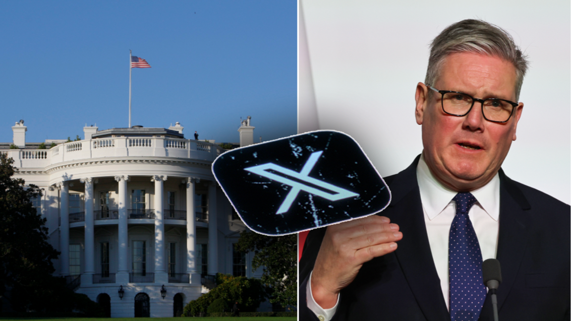 USA varnar Storbritannien för konsekvenser om X blockeras. Foto: Charles Dharapak/Ludovic Marin/Magnus Lejhall/AP/TT