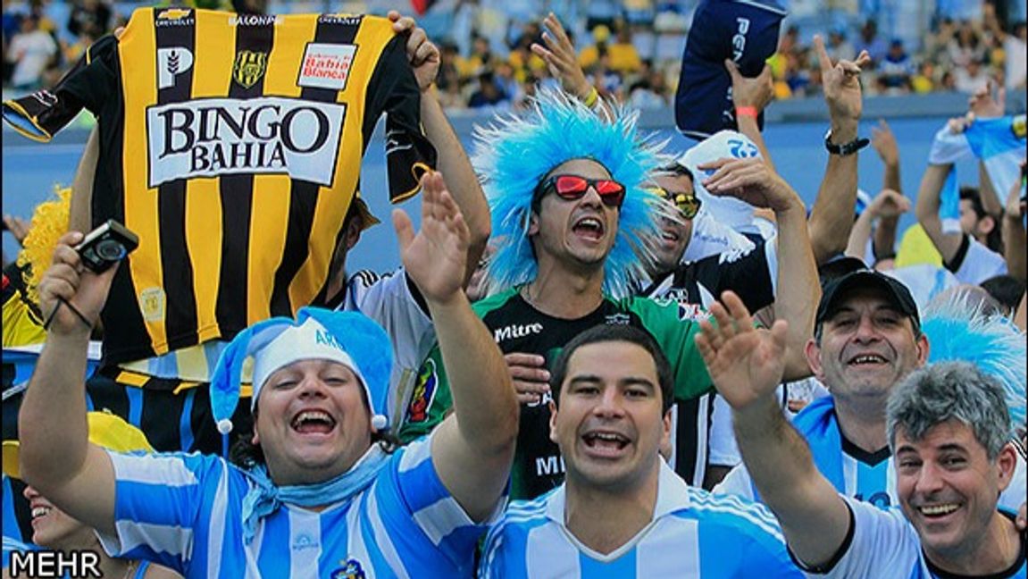 Jublande argentinska fans. Genrebild. Foto: Mohammad Reza Abbasi (CC BY-SA 4.0)