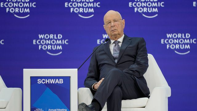 Klaus Schwab, grundare och ordförande i World Economic Forum. Foto: Markus Schreiber/AP/TT