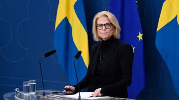 Sveriges finansminister Elisabeth Svantesson (M). Foto: Lars Schröder/TT