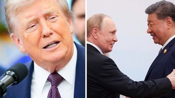 USA:s president Donald Trump anklagar Ryssland och Kina för att konspirera mot USA. Foto: AP