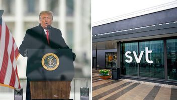 SVT svarar om klippningen av Trumps tal. Foto: Evan Vucci/AP/Jessica Gow/TT
