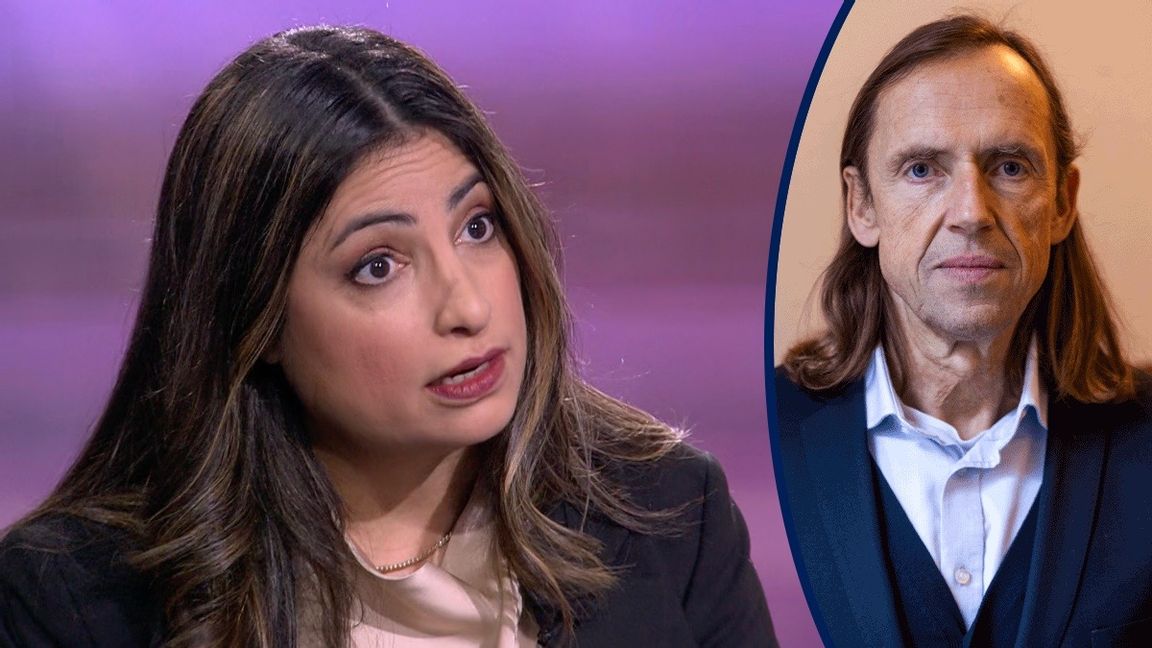 Nooshi Dadgostar. Foto: Skärmavbild från SVT.