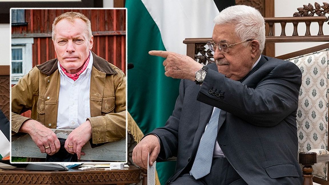 Mahmoud Abbas – ägnar sig åt historieförfalskning. Foto: Gustav Mårtensson / Alex Brandon/TT