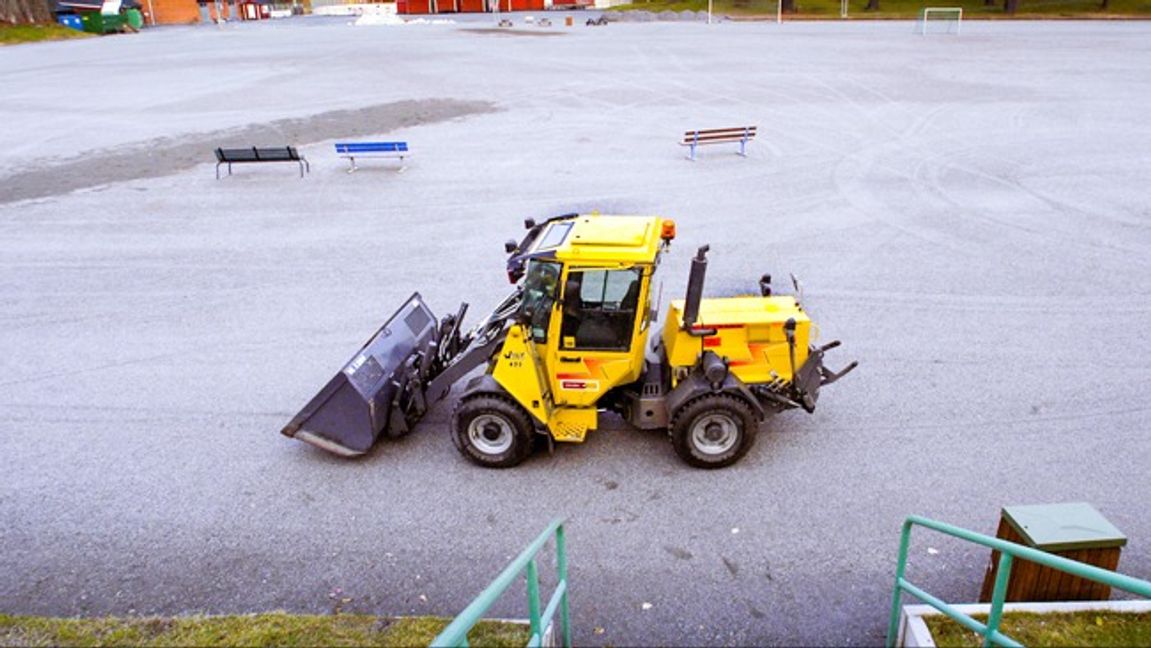 Genrebild. Hjullastaren på bilden användes inte. Foto: Jurek Holzer/SvD/TT