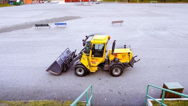 Genrebild. Hjullastaren på bilden användes inte. Foto: Jurek Holzer/SvD/TT