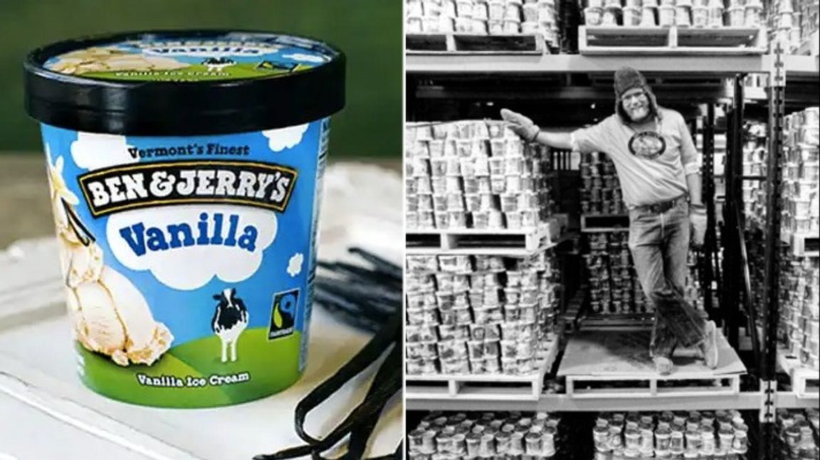 Ben and Jerrys grundare Ben Cohen vill inte att USA sänder mer militärt stöd till Ukraina. Foto: Ben and Jerrys/Toby Talbot