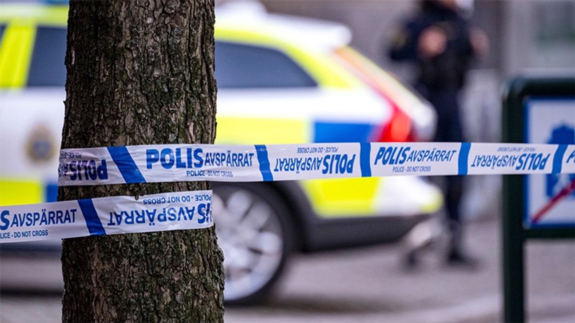 Inledningsvis greps rånoffren misstänka för mord. Johan Nilsson/TT