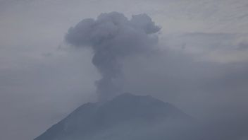 Vulkanen Semerus utbrott på lördagen. Foto: Trisnadi/AP/TT