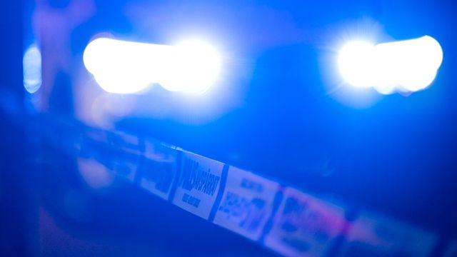 Polisen har spärrat av området. Arkivbild. Foto: JOHAN NILSSON/TT