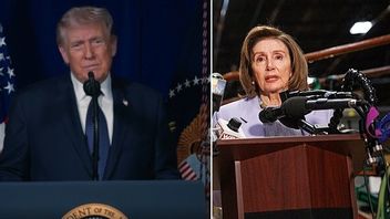 Donald Trump och Nancy Pelosi. Foto: Skärmdump/Truth Social, Baltimore County, Maryland