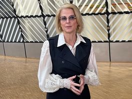 Finansminister Elisabeth Svantesson på väg in till tisdagens EU-möte i Bryssel. Foto: Wiktor Nummelin/TT