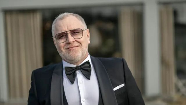 TV4-profilen Dermot Clemenger flydde när Expressen konfronterade honom på ett hotell i London. Foto: TT/Arkivbild