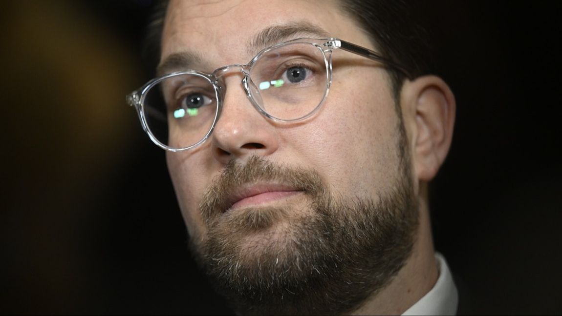 Jimmie Åkesson försvarar sitt uttalande. Arkivbild. Foto: FREDRIK SANDBERG/TT