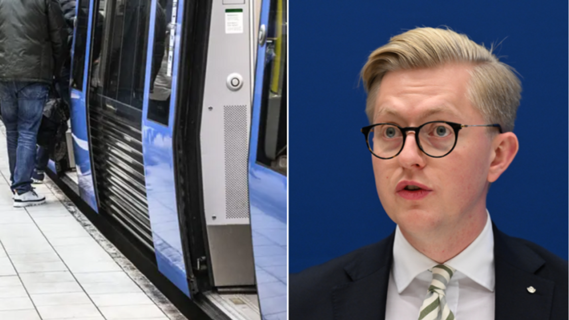 Trafikregionrådet Anton Fendert (MP) vill se plattformsbarriärer i Stockholms tunnelbana, en satsning som kan kosta hundratals miljoner kronor. Foto: Helena Landstedt/Jonas Ekströmer/TT