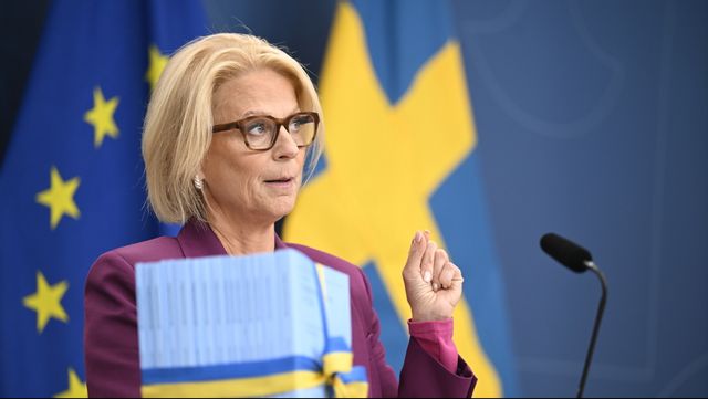 Finansminister Elisabeth Svantesson (M) får bakläxa för hur hon hanterar statens budgetprocess. Arkivbild. Foto: Fredrik Sandberg/TT