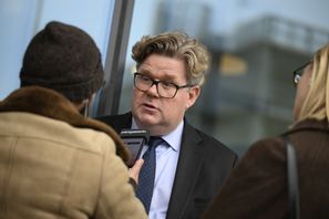 Justitieminister Gunnar Strömmer (M) i Malmö förra året. Arkivbild. Johan Nilsson/TT