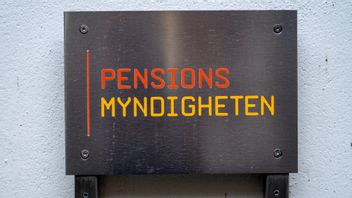  Pensionsmyndigheten. Logga. Foto: Pontus Lundahl / TT / 