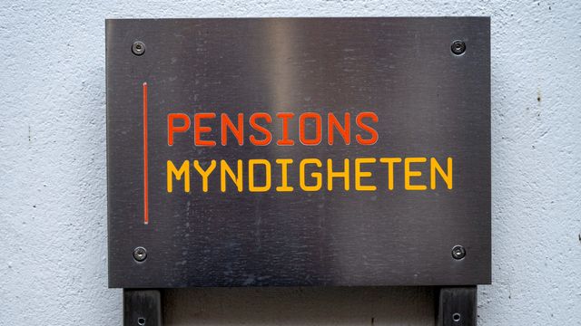  Pensionsmyndigheten. Logga. Foto: Pontus Lundahl / TT / 