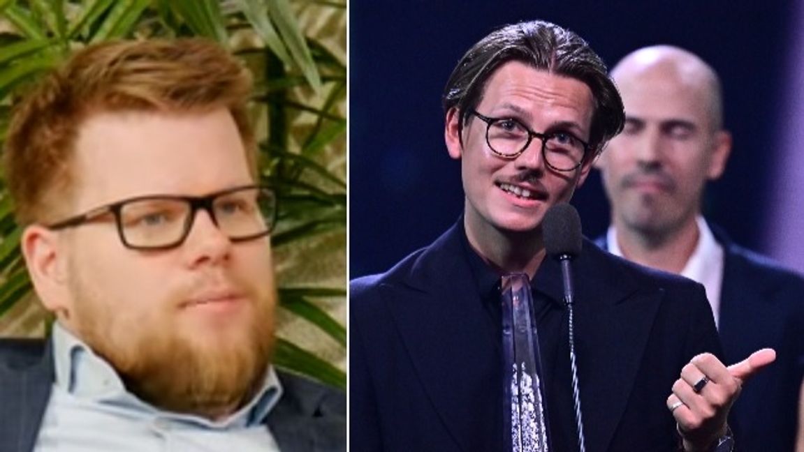 Jacob Hagnell och Daniel Andersson. Foto: Skärmbild Riks och Magnus Lejhall/TT