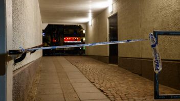 Explosion i trapphus i Dalen. Foto: Christine Olsson/TT