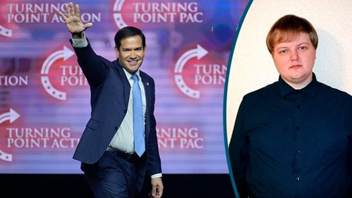 Marco Rubio är John Gustavssons favorit, trots att denne aldrig dumpat någon död björnunge i New York eller sågat huvudet av en val. FOTO: John Locher / TT