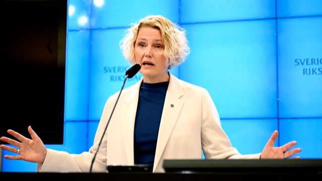 Anna-Karin Hatt (C). Foto: Fredrik Sandberg/TT.