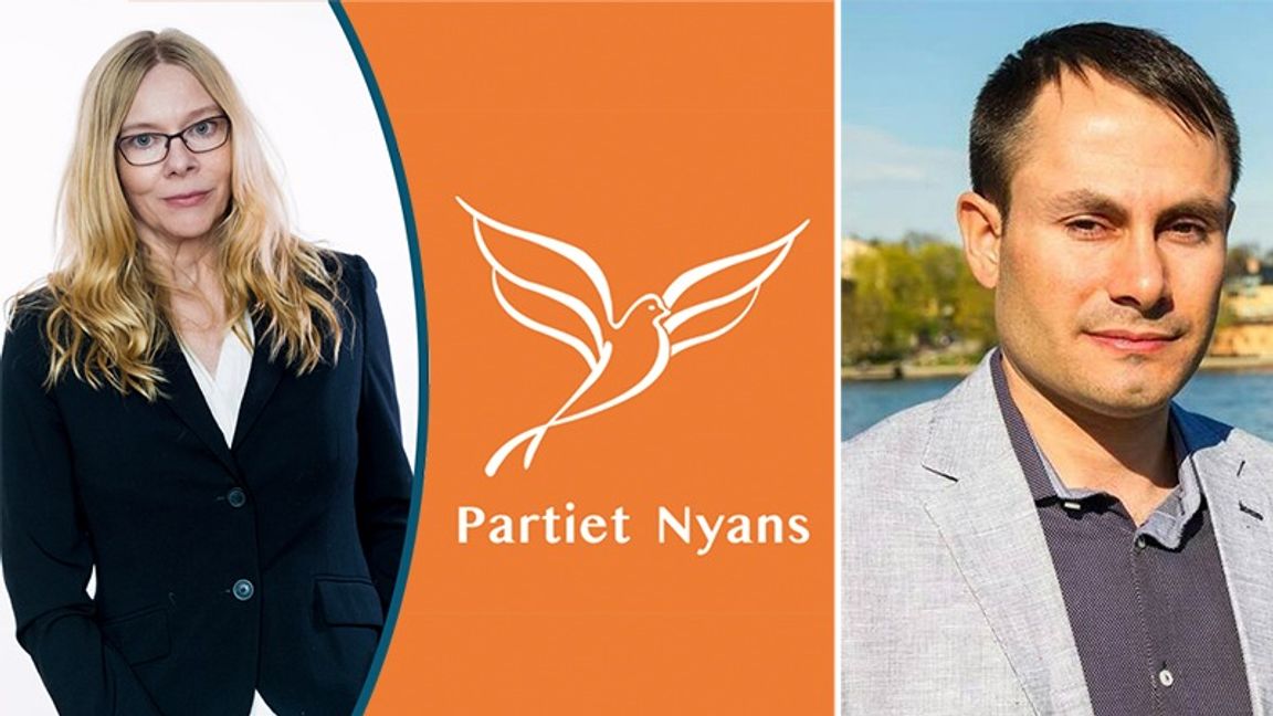 Partiet Nyans och dess partiledare Mikail Yüksel har varit i DN: Foto: Karl Gabor / Pressbild