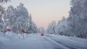 Århundradets kallaste dag var i Vittangi i början av januari. Arkivbild. Foto: EMMA-SOFIA OLSSON/TT