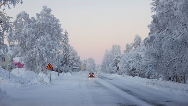 Århundradets kallaste dag var i Vittangi i början av januari. Arkivbild. Foto: EMMA-SOFIA OLSSON/TT