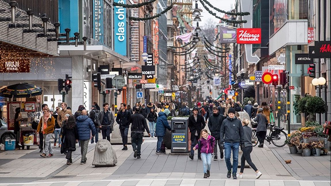 Handeln har tuffare tider framöver. Foto: Fredrik Sandberg/TT