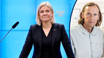 Magdalena Andersson (S) har all anledning att se sammanbiten ut. Foto: Anders Wiklund/TT 