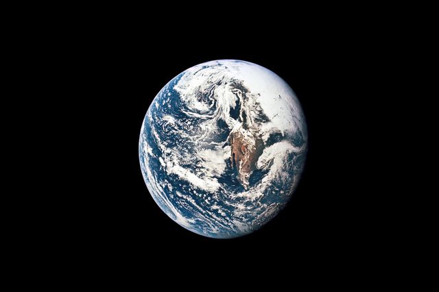 Jorden fotograferad från rymden. Arkivbild. Nasa via AP/TT
