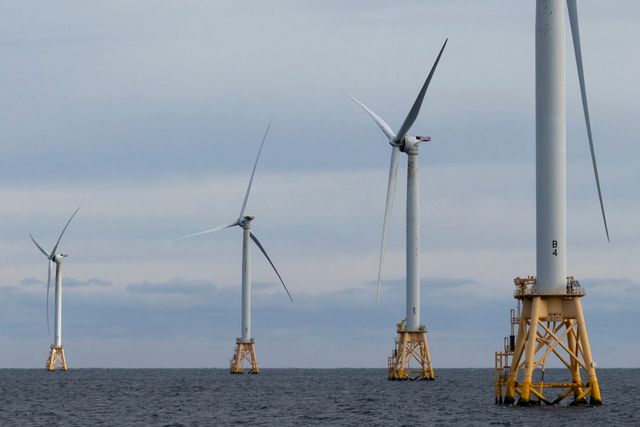 Motvind för Ørsted i USA. Arkivbild från Rhode Island. Foto: Julia Nikhinson/AP/TT