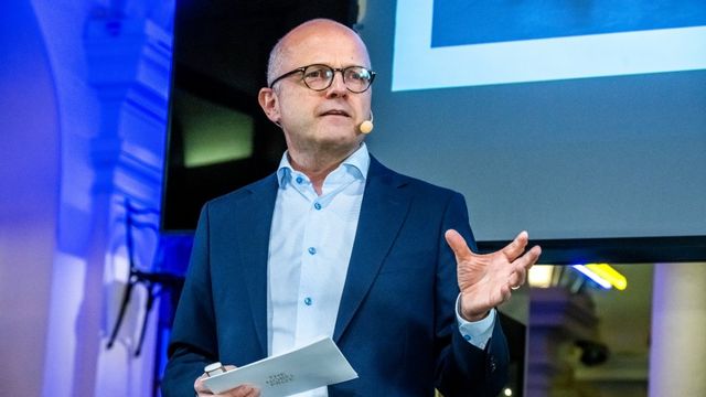 Nobelstiftelsens vd Vidar Helgesen. Foto: Claudio Bresciani / TT 