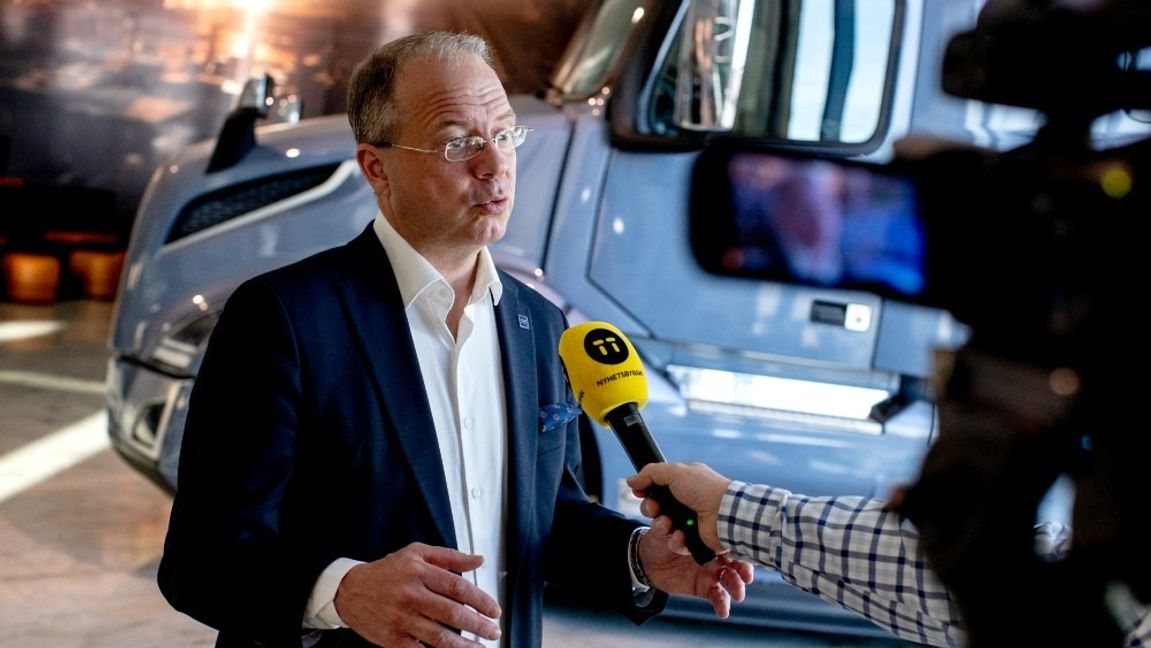 Volvo AB:s vd Martin Lundstedt. Arkivbild. Foto: Adam Ihse/TT.