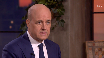 Tidigare statsministern Fredrik Reinfeldt anser att Donald Trump är farligare än Vladimir Putin. Foto: SVT
