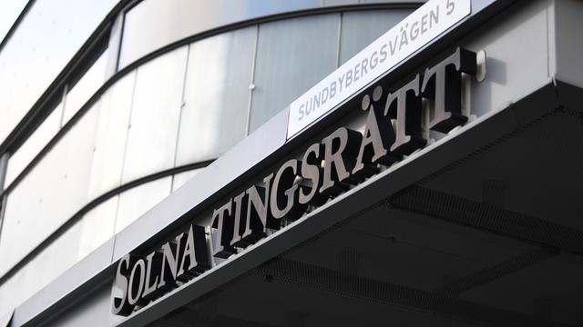 Solna tingsrätt. Foto: Viktoria Bank/TT