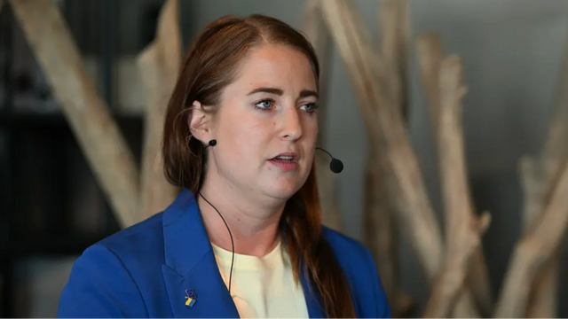 EU-parlamentariker Emma Wiesner (C). Foto: Magnus Lejhall/TT