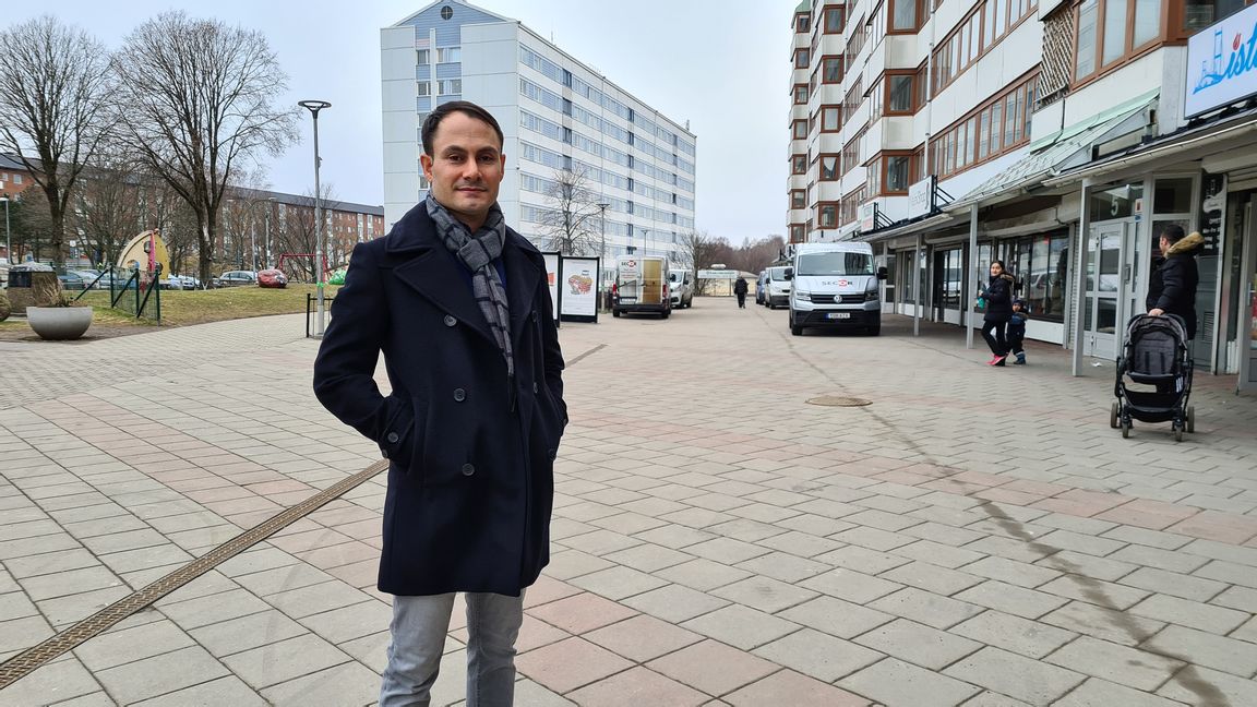 Mikail Yüksels nya parti Nyans har ett särskilt fokus på invandrare och muslimer i de svenska förorterna. Foto: Sören Billing.
