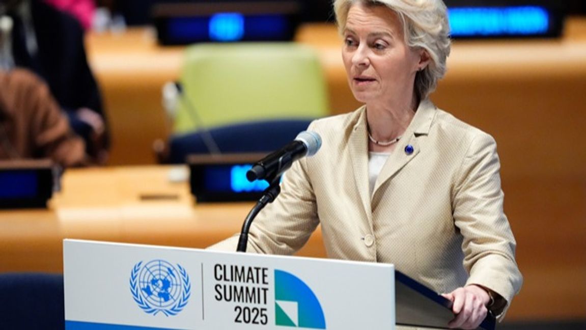 EU och Ursula von der Leyen har bestämt sig för att ta ledartröjan i ”klimatomställningen”. När det gäller tillväxt går det trögare. Foto: AP