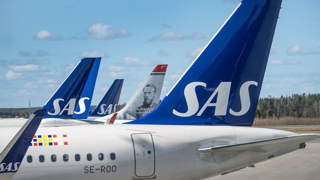 Starka siffror för de nordiska flygbolagen. Foto: Anders Wiklund/TT