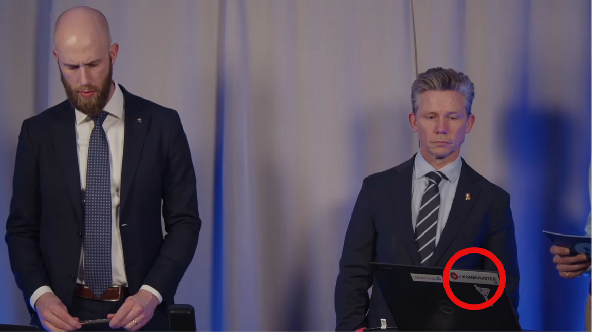 Carl-Oskar Bohlin och Pål Jonson. Foto: Faksimil, Moderaterna/Youtube